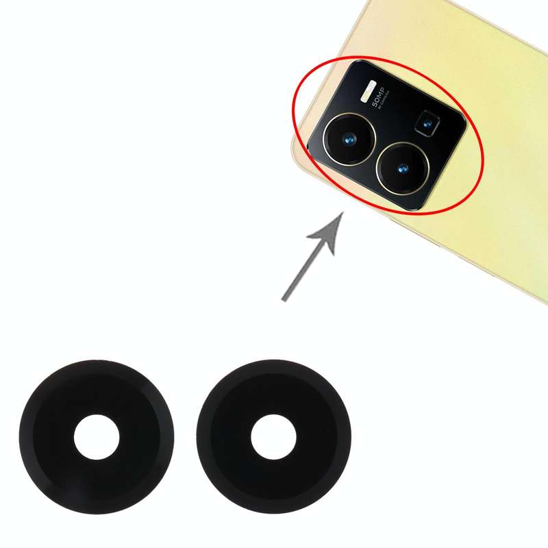 For vivo Y35 10pcs Back Camera Lens