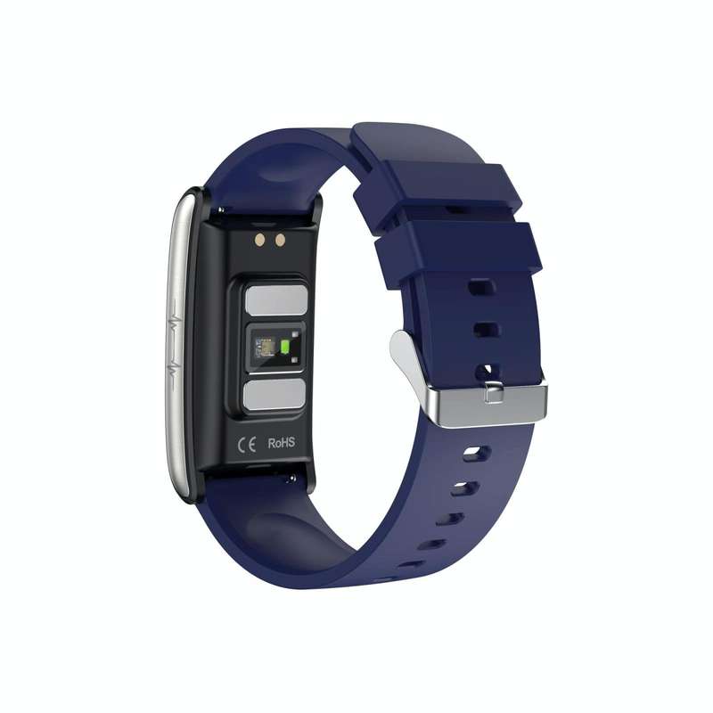 E600 1.47 inch Color Screen Smart Watch Silicone Strap Support Heart Rate Monitoring / Blood Pres...