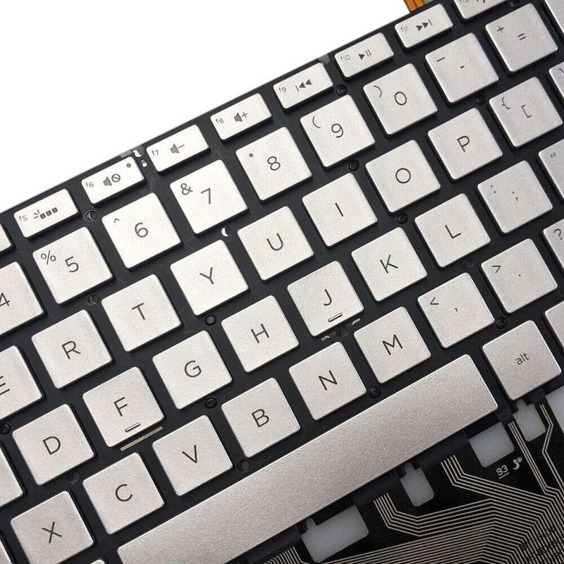 For HP 15-BS / 15-CC US Version Laptop Backlight Keyboard(Silver)
