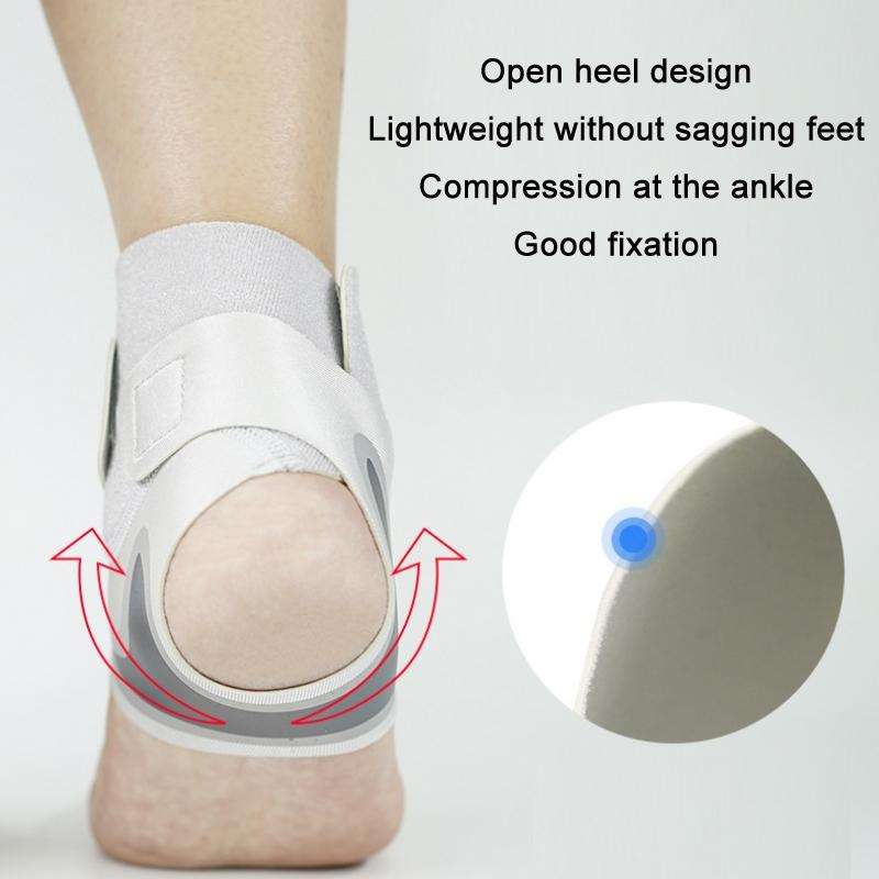 Thin Breathable Compression Ankle Sprain Fixation Strap, Size: Right Foot (M)