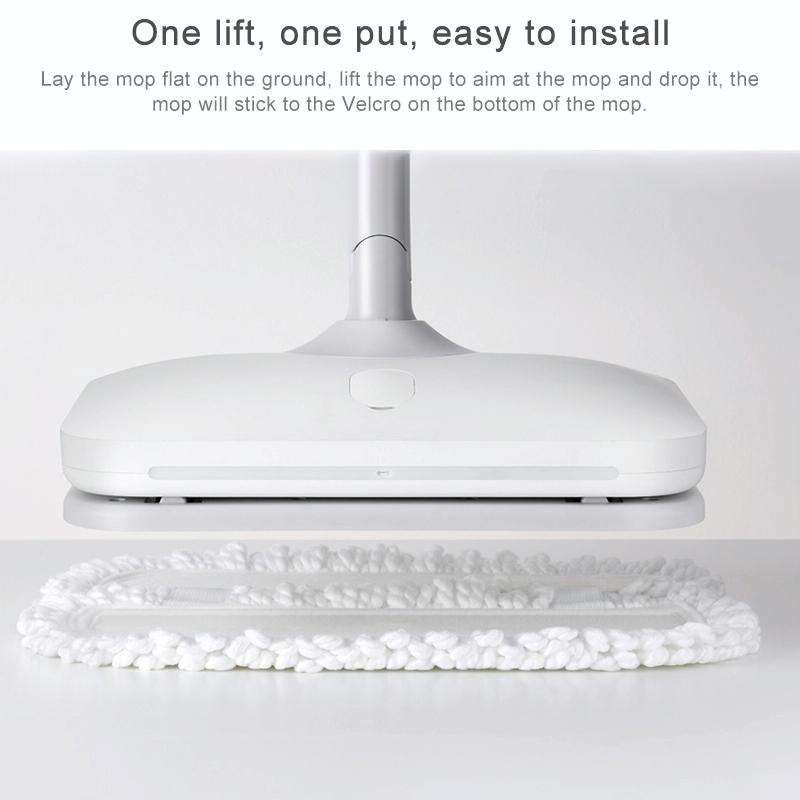 Original Xiaomi Mijia Portable Handheld Wireless Mopping Machine Wet Mop Broom Cleaning Cloths Ac...