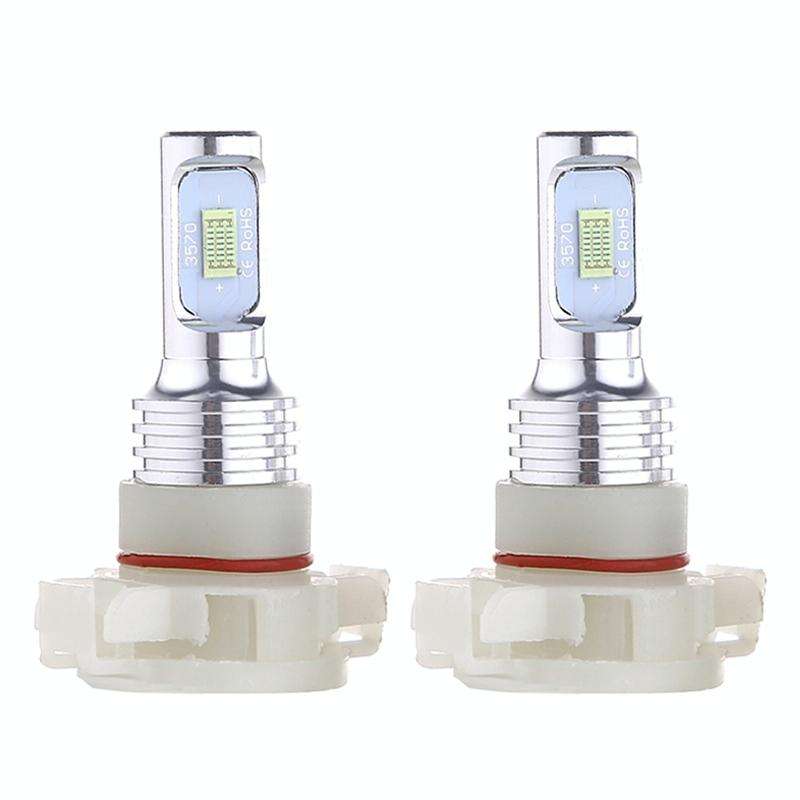 2 PCS H16(EU) 72W 1000LM 6000-6500K Super Bright White Light Car Fog LED Bulbs, DC 12-24V (Ice Bl...