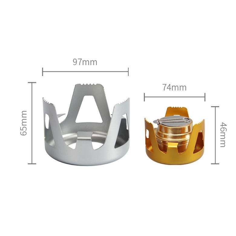 Outdoor Camping Alcohol Stove Vaporized Liquid Alcohol Atove Mini Alcohol Stove Portable Creative...