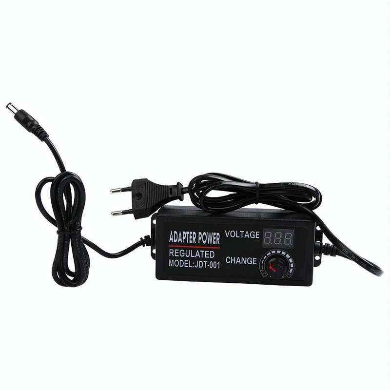 AC To DC Adjustable Voltage Power Adapter Universal Power Supply Display Screen Power Switching C...