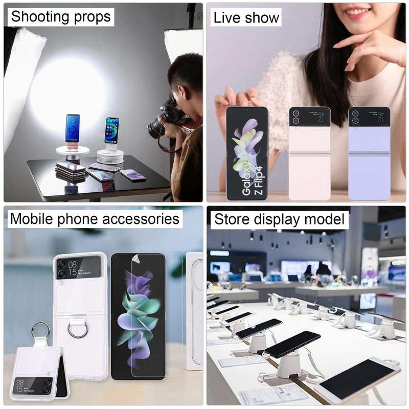 For Samsung Galaxy Z Flip4 Color Screen Non-Working Fake Dummy Display Model (Purple)