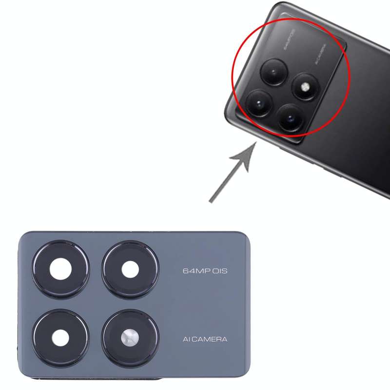 For Xiaomi Redmi K70E Camera Lens Cover (Black)
