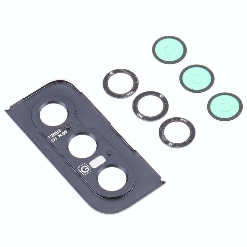 For Samsung Galaxy S21 5G SM-G991 10pcs Camera Lens Cover (Black)