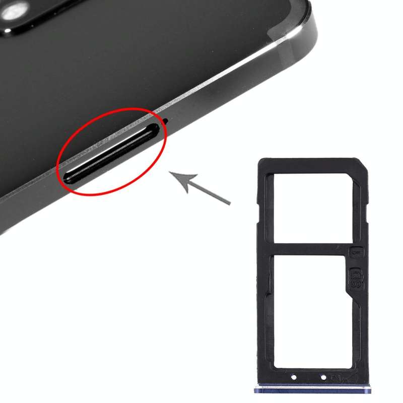 SIM Card Tray + SIM Card Tray / Micro SD Card Tray for Nokia 6 TA-1000 TA-1003 TA-1021 TA-1025 TA...