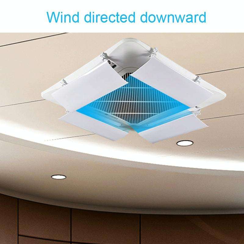 54cm Single Piece Central Air Conditioning Wind Deflector Shield Air-Conditioning Anti Direct Blo...
