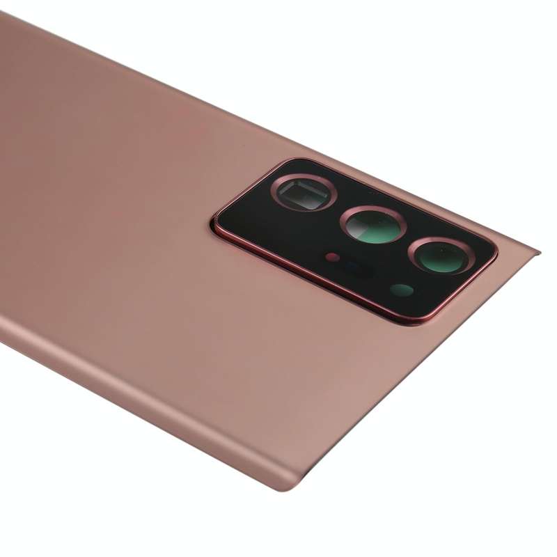 For Samsung Galaxy Note20 Ultra Battery Back Cover with Camera Lens Cover (Rose Gold)