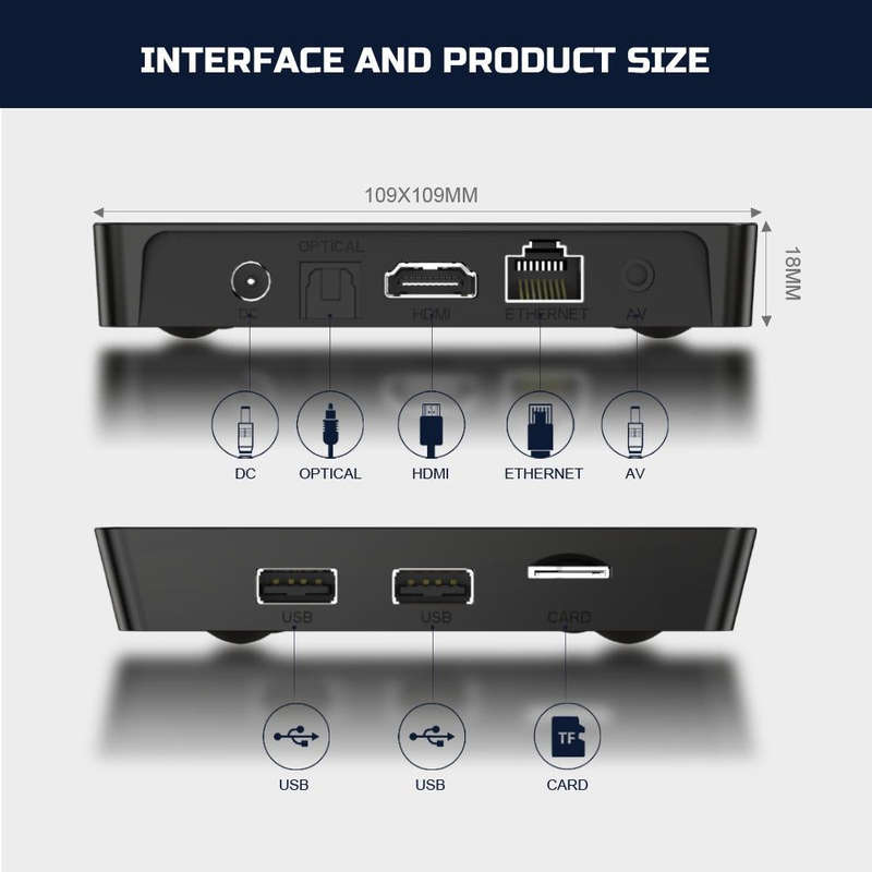 X96Q PRO 4K Smart TV BOX Android 10.0 Media Player, Allwinner H313 Quad Core ARM Cortex A53, RAM:...