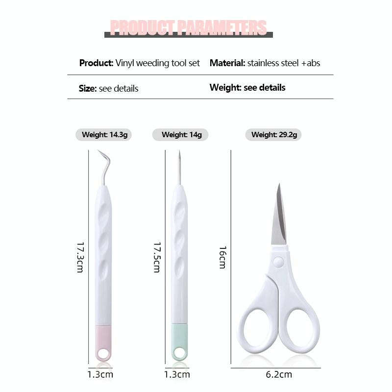 6 In 1+Recycler+Pen Holder Vinyl Weeding Tool Set DIY Silhouette Embossed Engraving Tool