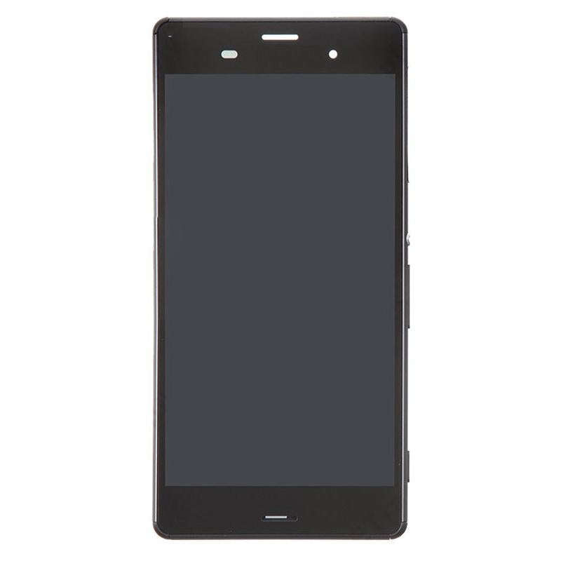 LCD Display + Touch Panel with Frame for Sony Xperia Z3 / D6603 / D6643 / D6653 (Single SIM Versi...