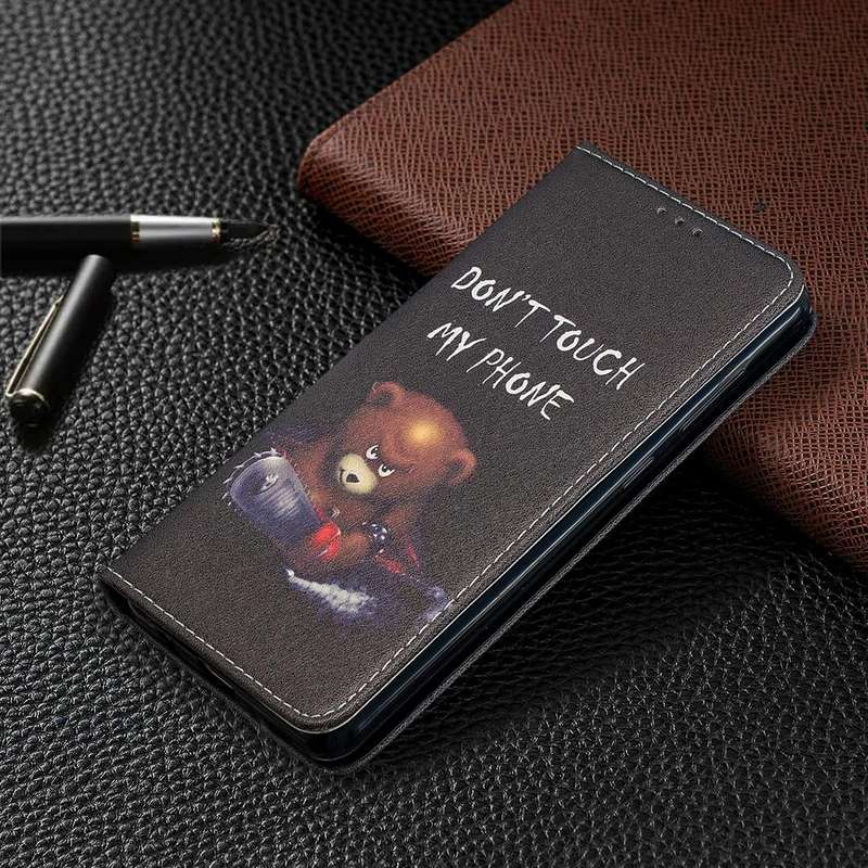 For Samsung Galaxy A31 Colored Drawing Pattern Invisible Magnetic Horizontal Flip PU Leather Case...