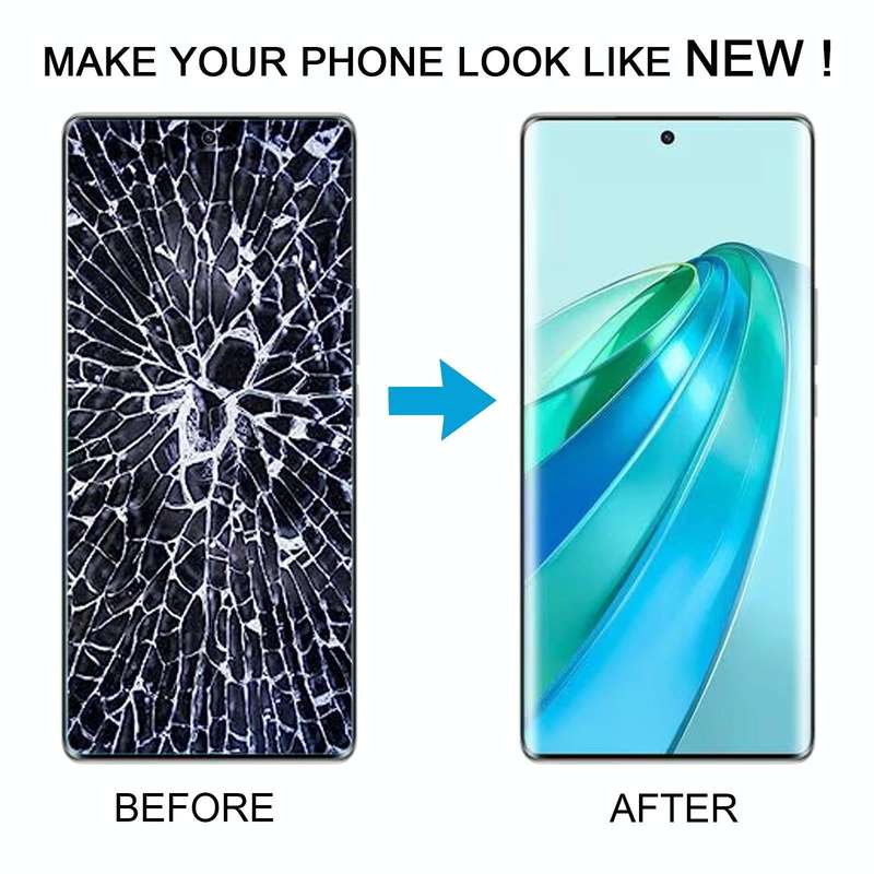 For Honor X9A Original LCD Screen Digitizer Full Assembly with Frame (Green)