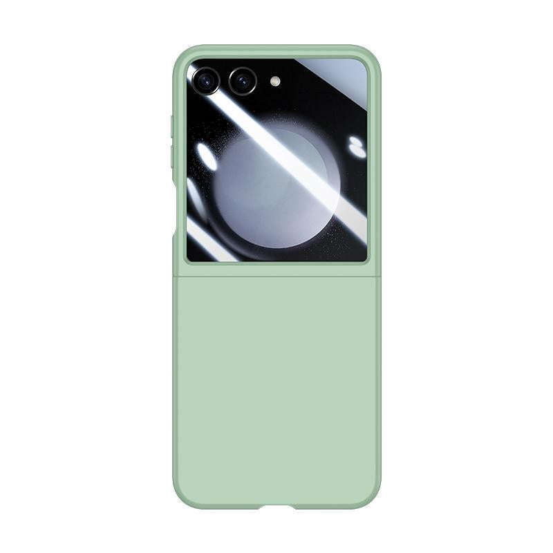 For Samsung Galaxy Z Flip5 Integrated PC Skin Feel Shockproof Phone Case(Mint Green)