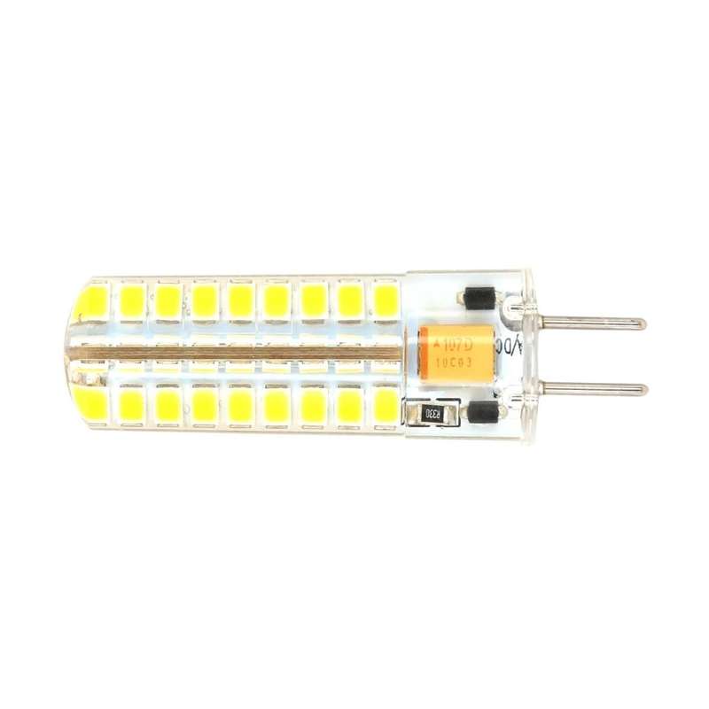 GY6.35 5W SMD2835 72LEDs Dimmable Silicone Corn Bulb for Chandelier Crystal Lamp Lighting Accesso...