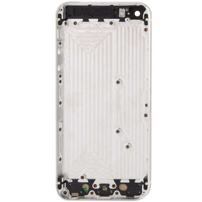 Full Housing Alloy Back Cover for iPhone 5(White)