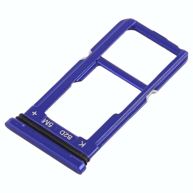 For OPPO R15 SIM Card Tray + SIM Card Tray / Micro SD Card Tray (Blue)