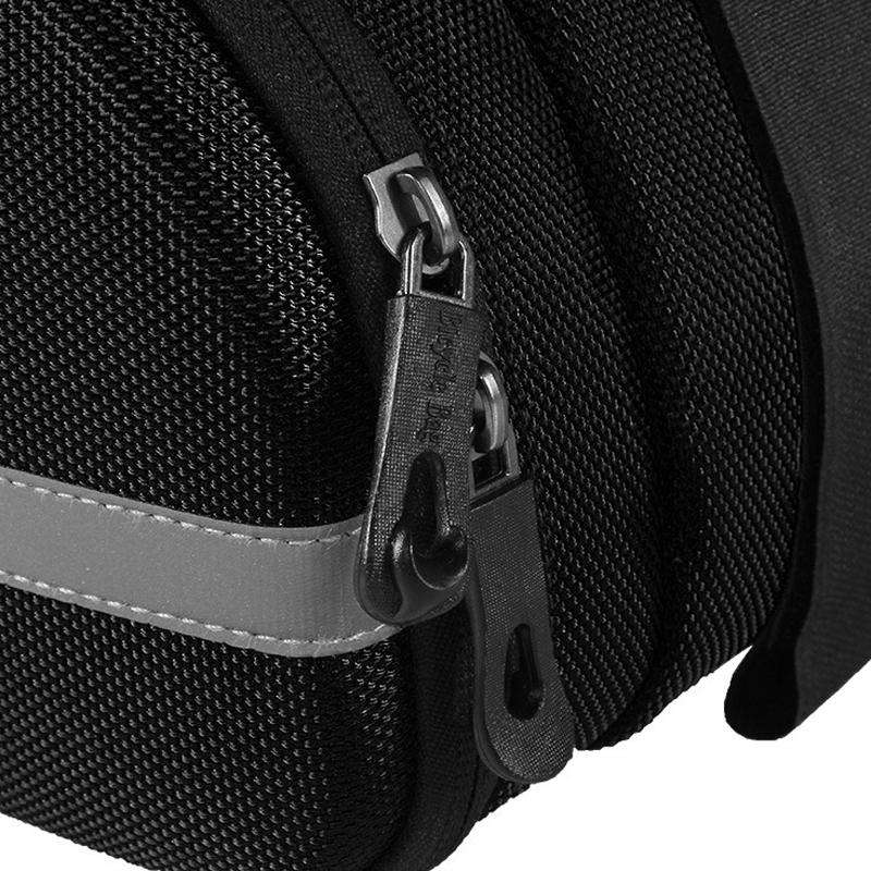 CBR Bike Hard Shell Shelf Bag Travel Bag Bicycle Hard Shell Shoulder Bag(Black)
