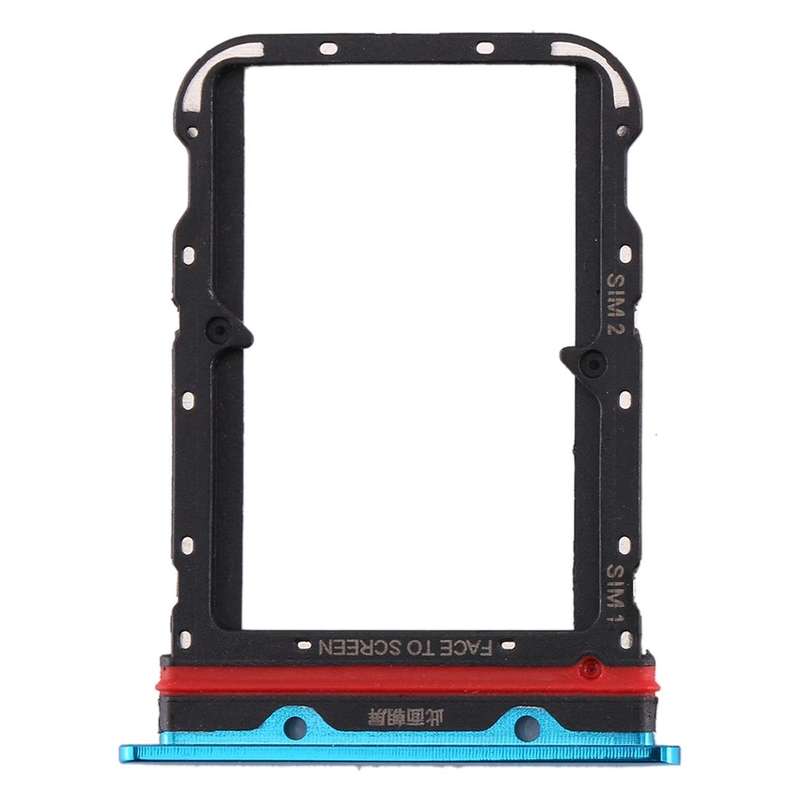 SIM Card Tray + SIM Card Tray for Xiaomi Mi 10(Blue)