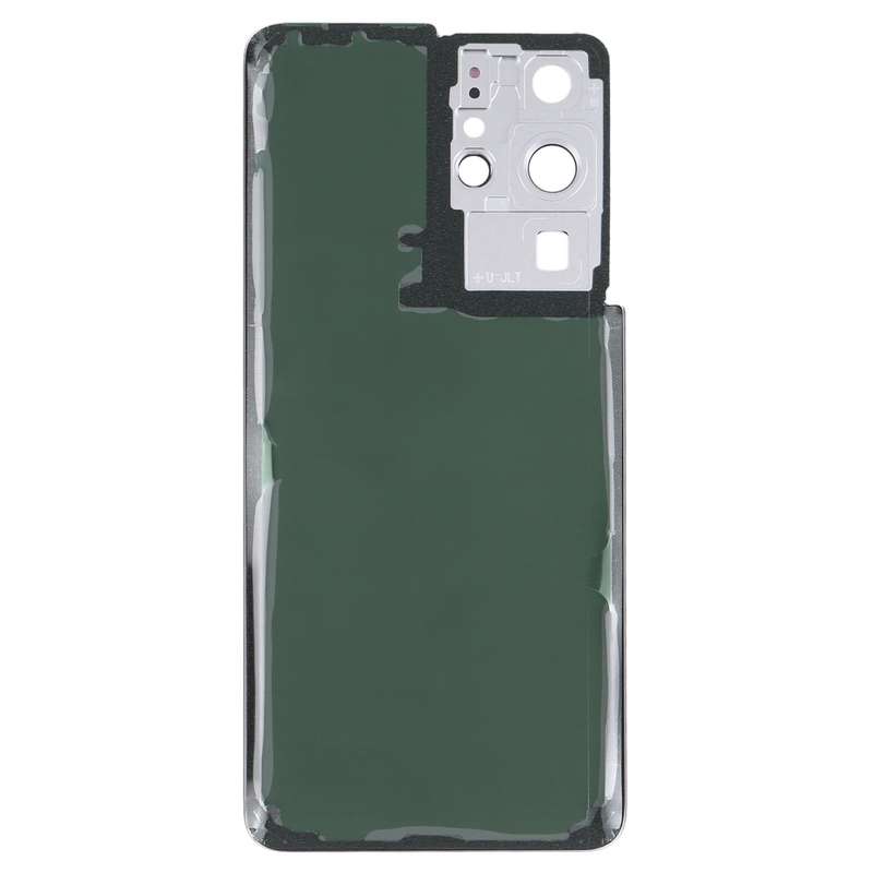For Samsung Galaxy S21 Ultra 5G Battery Back Cover with Camera Lens Cover (Red)
