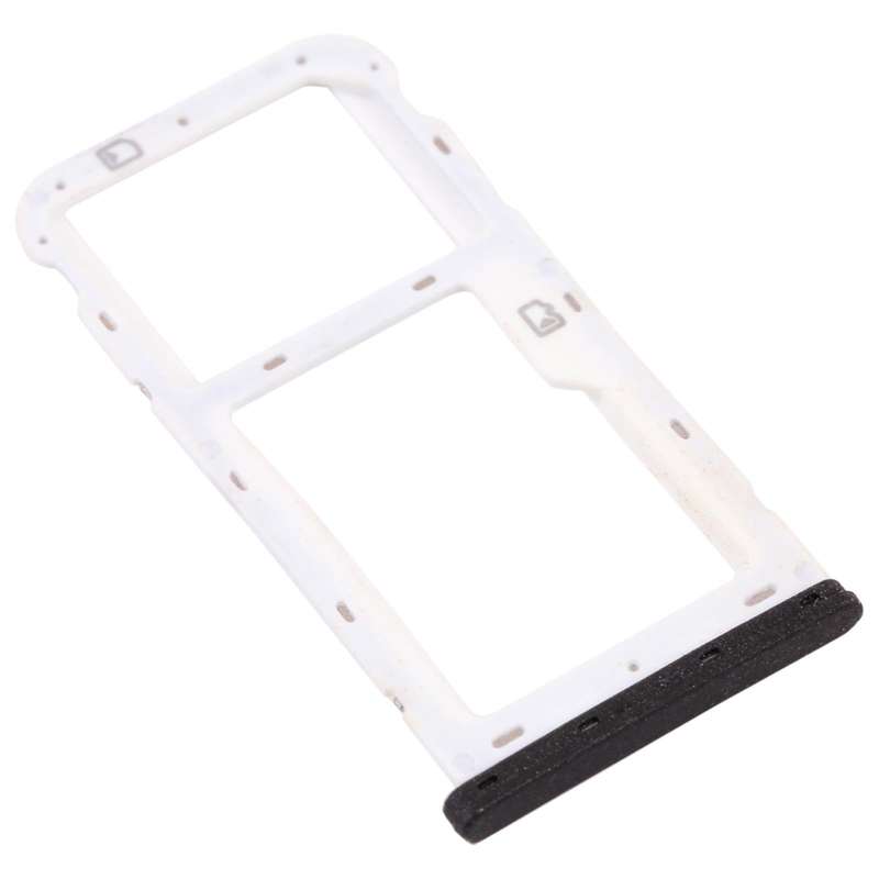 SIM Card Tray + SIM Card Tray / Micro SD Card Tray for ZTE Blade V9 Vita (Black)