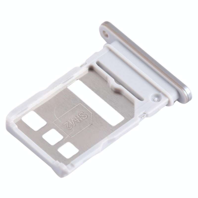 For Honor 80 Pro Flat SIM + SIM Card Tray (Silver)