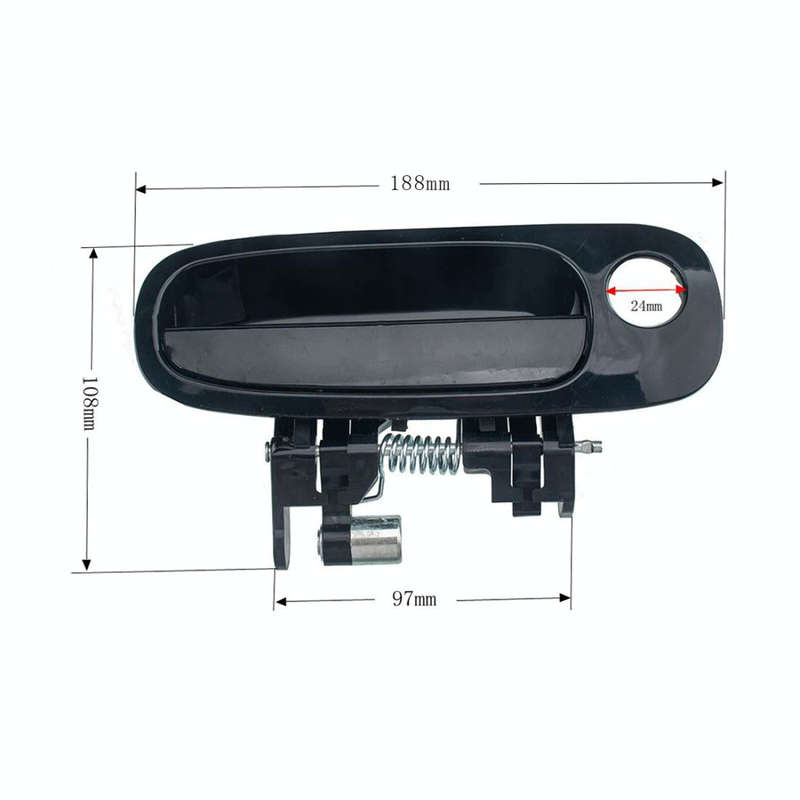 Car Right Front Door Outside Handle 69210-02030 for Toyota Corolla 1998-2002