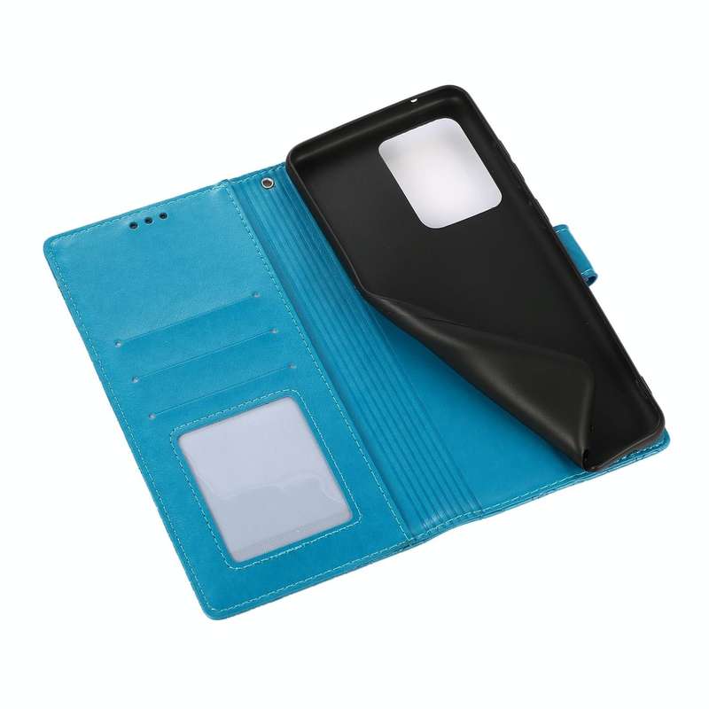 For Samsung Galaxy Note20 Ultra Skin Feel Embossed Sunflower Horizontal Flip Leather Case with Ho...
