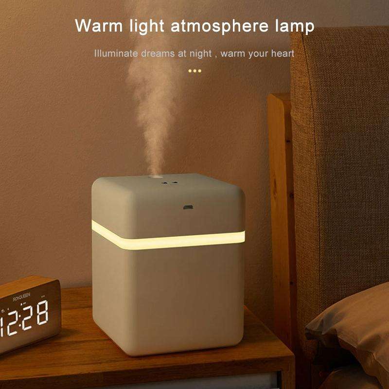 600ML Alcohol Sterilizer Induction Automatic Sprayer Clean Hand Atomizing Humidifier(White)