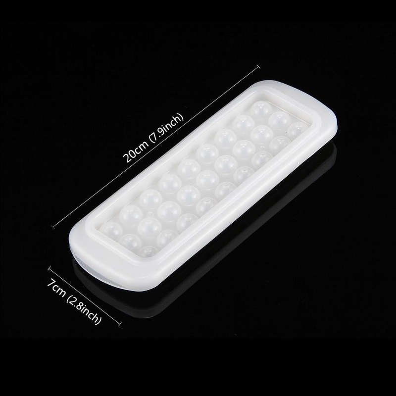 Creative Mini Ball Shaped 27-grid Ice Mold, Random Color Delivery