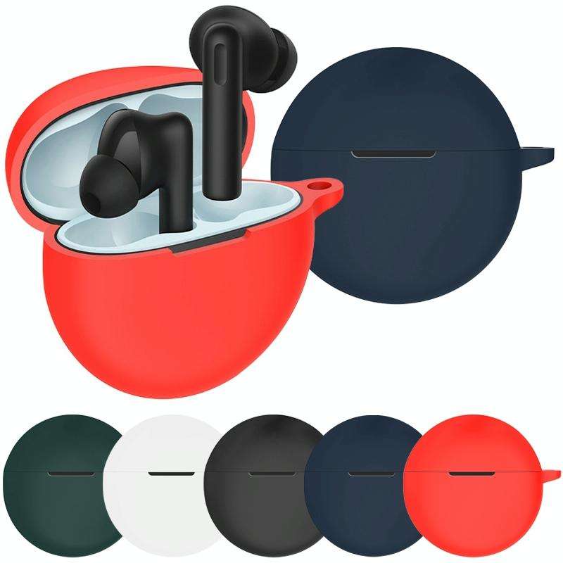 For OPPO Enco Air 2i Wireless Earphone Silicone Protective Case(Black)