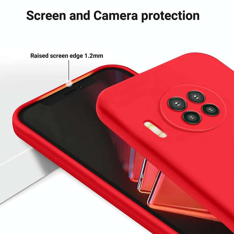 For Hisense Infinity H50 Zoom Pure Color Liquid Silicone Shockproof Phone Case(Red)