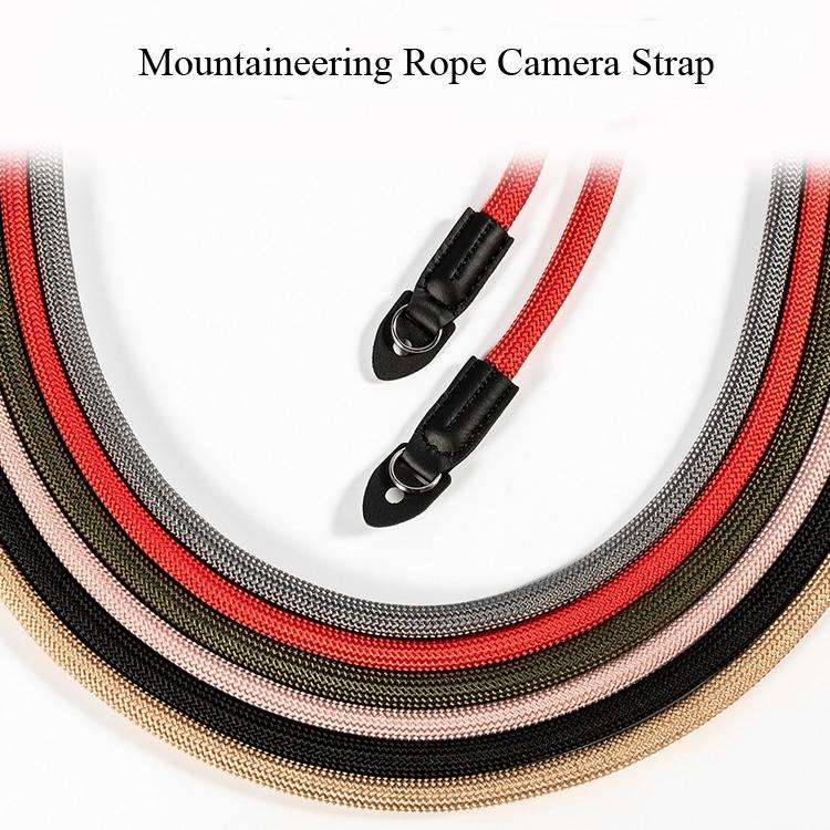Climbing Rope Camera Strap SLR Camera Retro Wearable Shoulder Strap(Green)