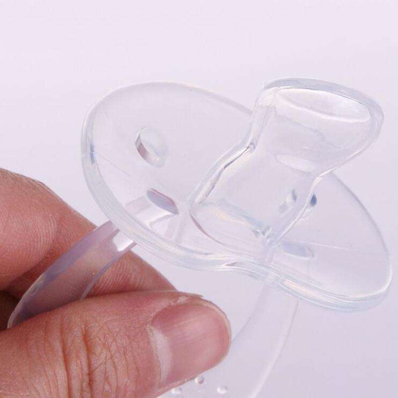 Baby Products Full Silicone Round Head Thumb Transparent Pacifier(Thumb)
