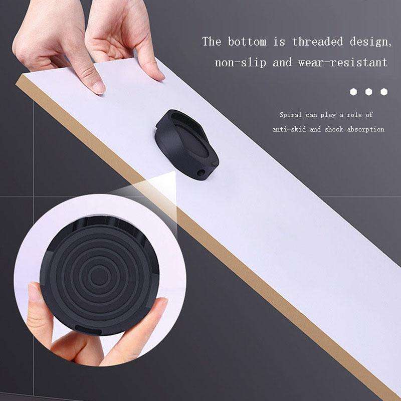 4pcs/set Refrigerator Base Rubber Anti-Sliding Pad Furniture Heightening Feet Pad