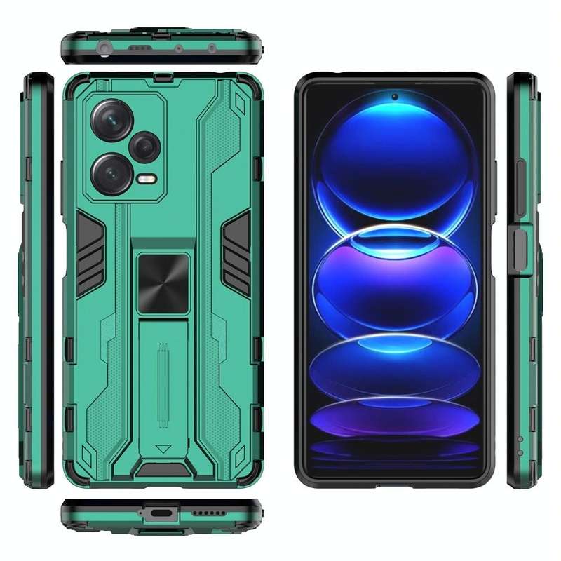For Xiaomi Redmi Note 12 Pro+ China Supersonic PC + TPU Shock-proof Protective Case with Holder(G...
