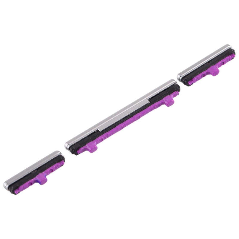 For Galaxy S10 / Galaxy S10+ 10 Set Side Keys(Silver)