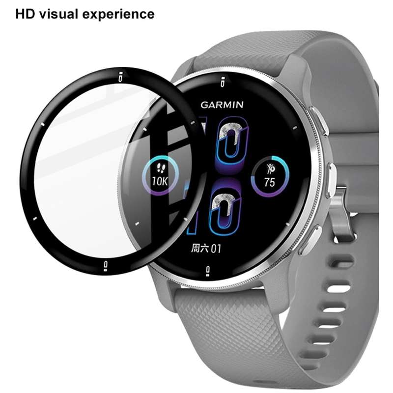 For Garmin Venu 2 Plus IMAK HD High Transparent Wear-resistant Watch Screen Protective Film