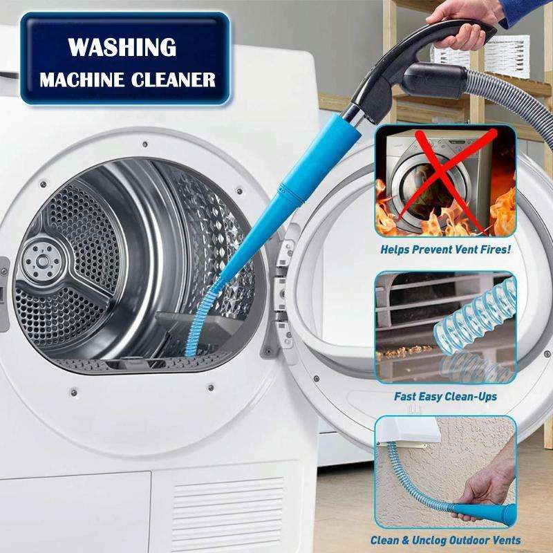 Cleaning Cleaner Head Vacuum Pipe for Washing Machine(Blue)