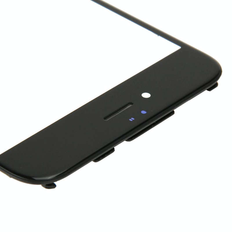 Front Screen Outer Glass Lens with Front LCD Screen Bezel Frame for iPhone 6s(Black)
