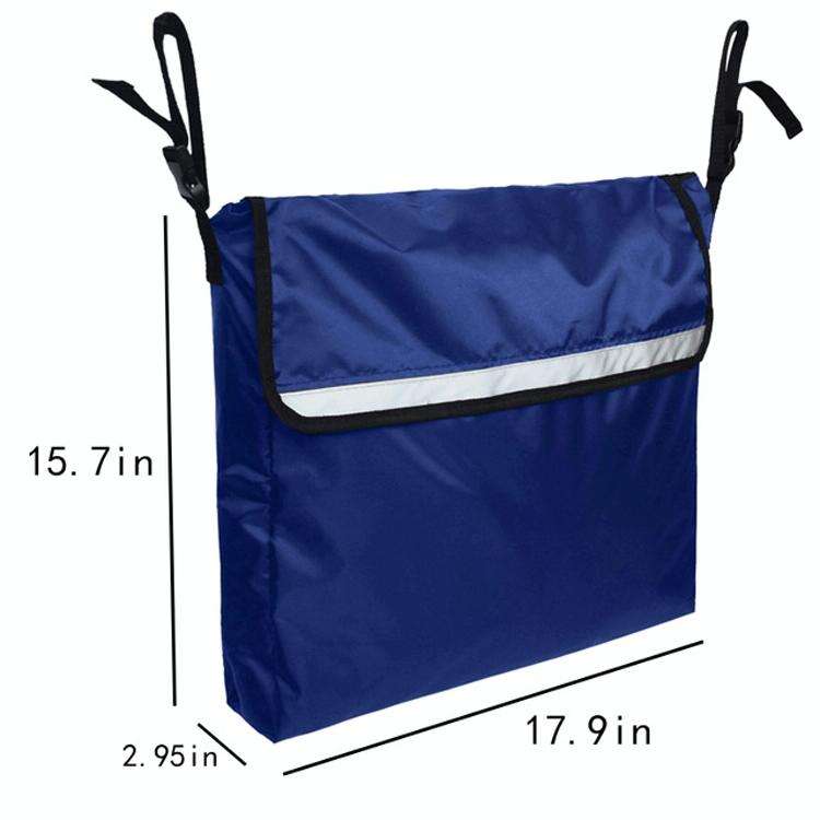 Storage Bag for Wheelchairs Disabled Car Storage Hanging Bag(Blue)