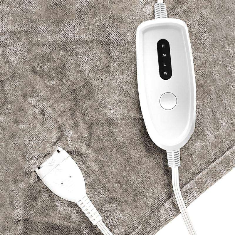Intelligent Temperature Control Electric Heating Blanket, Size: 70x100cm USB Plug(Gray White)