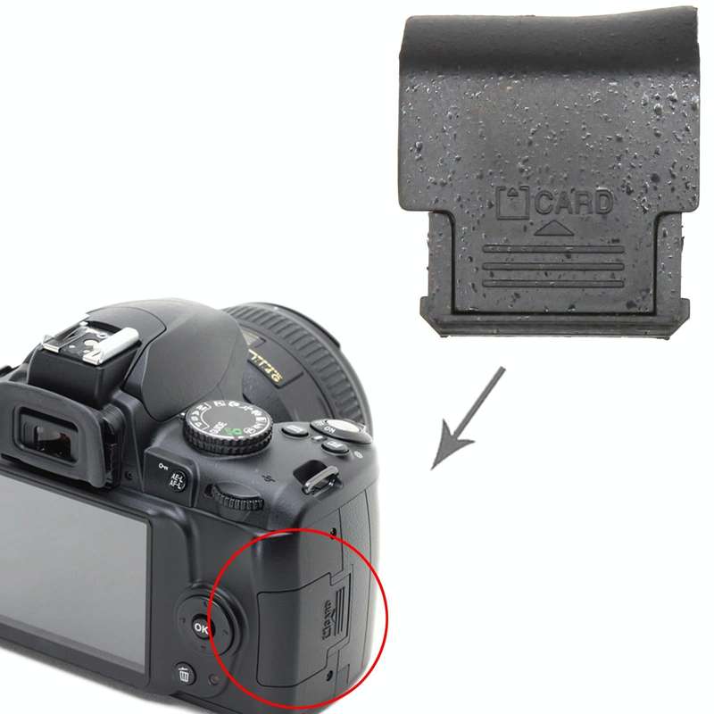For Nikon D3000 SD Card Slot Compartment Cover