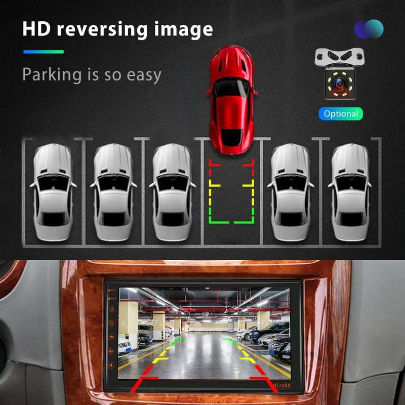 A2769 7 Inch Android Navigation WIFI Version 2+16G Vehicle Machine Central Control Large Screen, ...