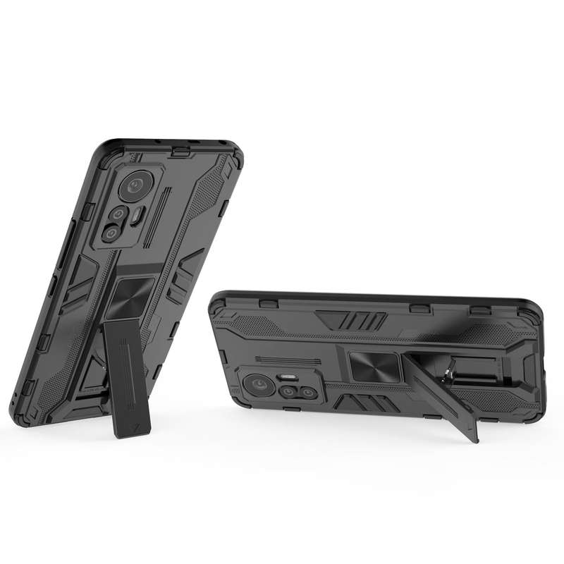 For Xiaomi 12 Lite 5G Asian and EU Version Supersonic PC + TPU Shock-proof Phone Case(Black)