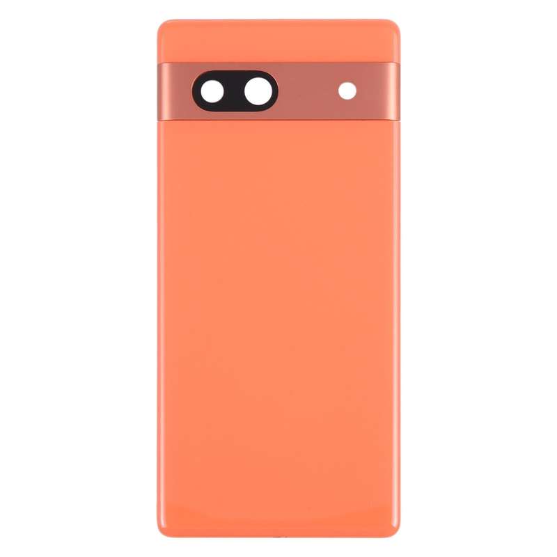 For Google Pixel 7A Original Battery Back Cover with Camera Lens Cover(Orange)