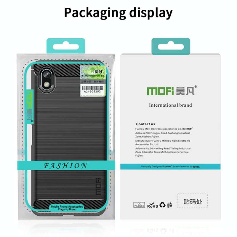 For Samsung Galaxy Xcover6 Pro / Xcover Pro 2 MOFI Gentleness Brushed Carbon Fiber Soft TPU Case(...