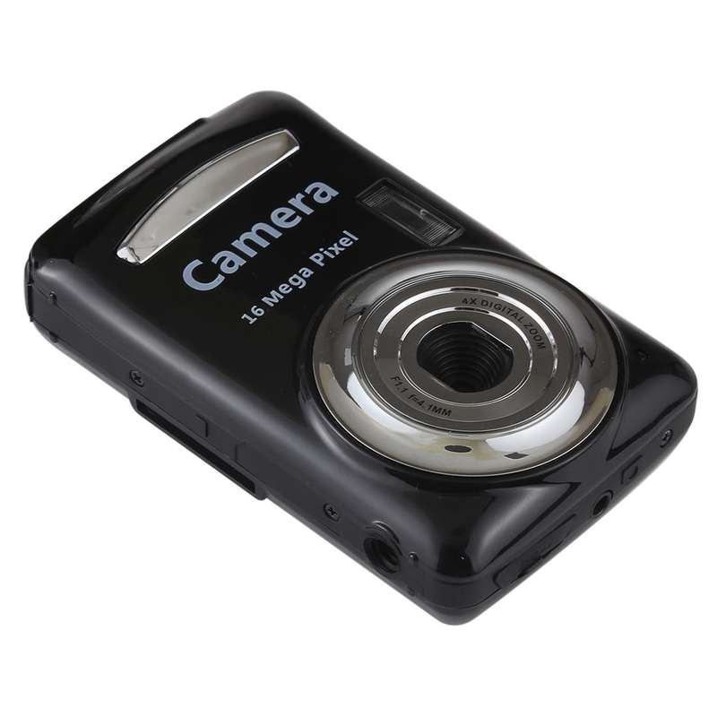 1280x720P HD 4X Digital Zoom 16.0 MP Digital Video Camera Recorder with 2.4 inch TFT Screen(Black)